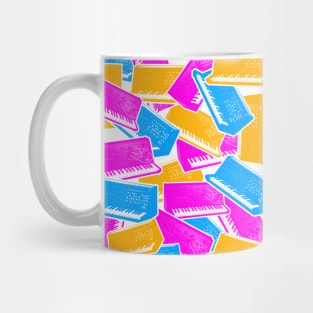 Korg MS20 Synth Collage Art Mug